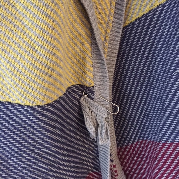 CAbi Cotton Multicolored Cardigan Sweater Medium - Picture 4 of 6